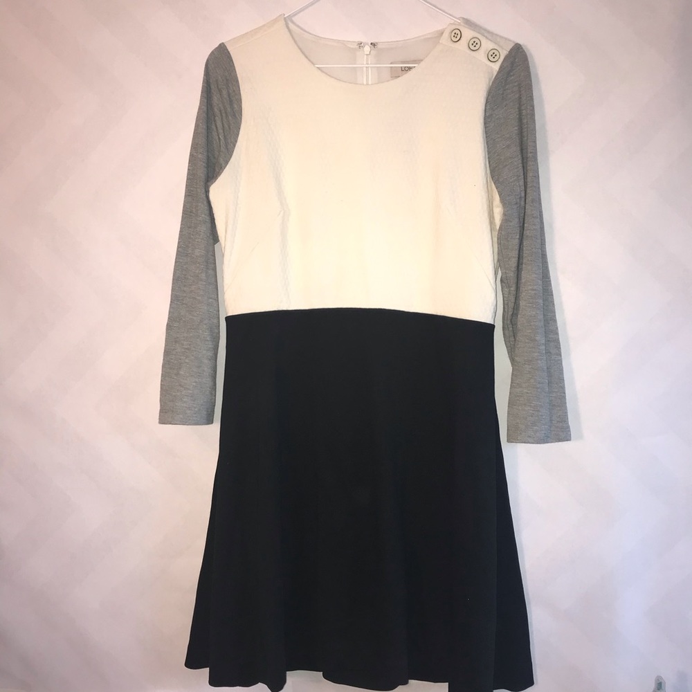 Loft dress with shoulder buttons 8p